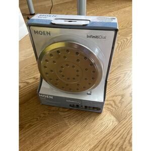 Moen Verso Shower Head Infiniti Dial Brushed Nickle  Spot Resistant